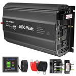 Pure Sine Wave 2000W Inverter DC12V To AC110-120V With Remote Control Voltworks Used. Price: $89.24.