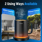 Civexa Heated Smart Mug Coffee Cup Rechargeable Touch & App Control Auto Shutoff Open. Price: $59.99.