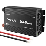 Ysolx 150W Car Power Inverter Dc 12V To 110V Ac Converter With 3.1A Dual Usb New. Price: $127.40.