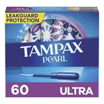 Tampax Pearl Tampons With Leakguard Braid, Ultra Absorbency, 60 Ct New. Price: $21.81.