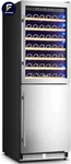 24 Inch Wine And Beverage Refrigerator Cooler Dual Zone Fridge With Memory New. Price: $1973.09.