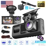 Dash Car Hd 1080P Front/rear/inside Dual Lens Video Recorder Camera G-sensor New. Price: $22.98.
