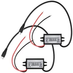 2PC Waterproof 12V To 5V Dc-dc Buck Converter Micro Usb Car Power Module Adapter New. Price: $21.99.