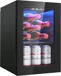 6 Bottles Cans Compact Beverage Refrigerator, Freestanding Mini Fridge Wit New. Price: $183.99.
