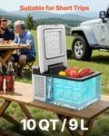 12V Car Refrigerator 10QT Portable Freezer -4 App Control 110V New. Price: $165.99.
