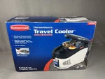 Rubbermaid Thermo-electric Car Travel Cooler & Warmer 12V VEC204RB Open. Price: $39.99.