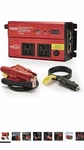 1000W Power Inverter, Car/light Truck 12V Dc To 110V Ac Converter Usb And 3.0A Open. Price: $31.99.