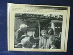 1990 Raisa Gorbachev Francisco Visit Cable Car Exit Vintage Wire Press Photo Unspecified. Price: $17.00.