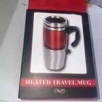 New Inbox, Samsonico (red) 12 Insulated Heated Travel Mug. Price: $14.65.