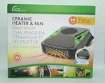 Travel Time Ceramic Heater & Fan Direct Mount 12V 230W 6' Cigarette Cord New!. Price: $16.99.