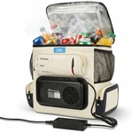Portable Electric Cooler Bag 16QT, Car Refrigerator & Heater With Active Cooling New. Price: $299.99.