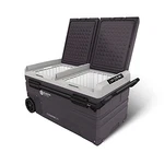 Bluefin ICE-CACHE-75L Portable Travel Fridge Advanced Cooling Black Open. Price: $387.29.