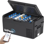 12V Refrigerator 21 Quart Portable Freezer 50 Hours Keep Cool,electric Cooler Fo. Price: $220.74.