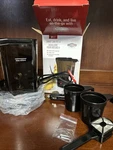Roadpro RP5027S 12V Smart Car Pot Ii Portable Coffee Tea Maker With Cups Open. Price: $15.00.