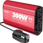 300WATT Pure Sine Wave Power Inverter For Car With PD30W Type And Qc 3.0 Usb. Price: $95.99.