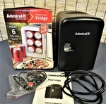 Admiral Personal Mini Fridge & Warmer 6-CANS 4L Capacity Ac/dc + 12 V Brand New!. Price: $40.00.