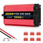 Sunwheel 2000W Pure Sine Wave Inverter, 12V Dc To 110V/120V Ac Power Inverter.... Price: $142.51.