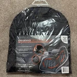 New Hot Headz Geared Up Heated Car Cushion Black One Size 36" X 17". Price: $12.99.