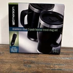 Stainless Steel Heated Travel Mug 12V Emerson - 14 Fl. Oz. New. Price: $14.00.