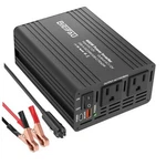 600W Inverter 12V To 110V, Dc Car Power For Vehicles With Black New. Price: $47.79.