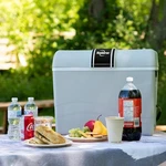 Koolatron 12V Iceless Cooler & Warmer Portable 45 Qt Electric - Stone Used. Price: $164.91.