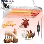 Infrared Chicken Coop Heater 200W 400W Adjustable Livestock Heating Lamp New. Price: $34.69.