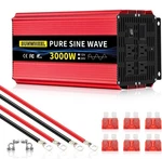 Sunwheel 3000W Pure Sine Wave Inverter 12V Dc To 110V/120V Ac Power. Price: $99.57.