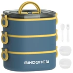 Rikdoken Lunch Box, Stackable 3 Layers Containers, Portable 94OZ Large Capaci... New. Price: $26.30.