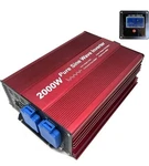 FIT4LESS 2000W Pure Sine Wave Inverter 12V To 120V Ac With Outlets. Price: $85.00.