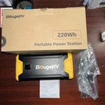 Bougerv 220WH Portable Power Station, Backup Battery For Most Car Refrigerators, Open. Price: $124.98.