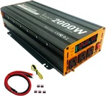 2000W Pure Sine Wave Power Inverter PEAK-4000 Watt,dc 12V To 110V,WITH 3XAC,USB. Price: $213.92.
