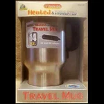 New - Gladiator: Heated And Insulated Travel Mug, Plugs Into Your Car Lighter. Price: $19.99.