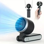 Turbo Mini Fan, Rechargeable With Led Display, 5 Speeds Foldable For Travel New. Price: $9.99.
