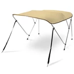 Bow Bimini Top Cover Sun Shade Boat Canopy 6'L X 46" 61"-66" W, Sand New. Price: $144.90.